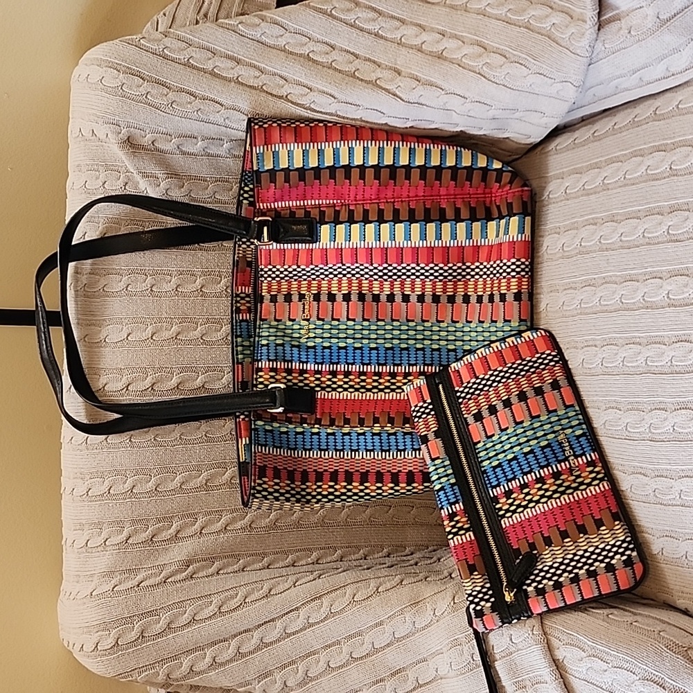 EUC Vera Bradley tote and wristlet wallet